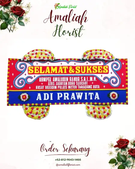 Papan Bunga Ucapan Selamat Blubuk